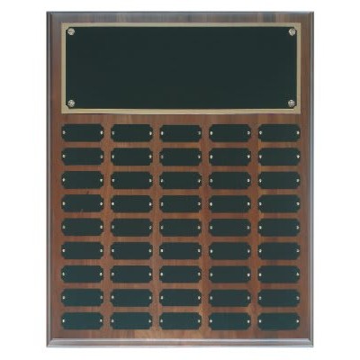 Genuine Walnut Perpetual Plaque
