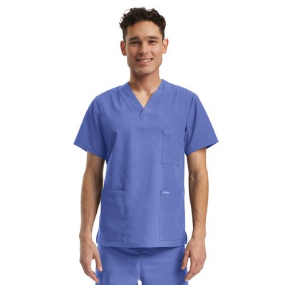 Landau - Essentials - Unisex Three-Pocket V-Neck Top