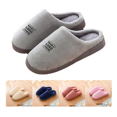 Winter Coral Fleece House Warm Indoor Half-Pack Slipper