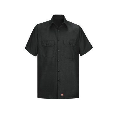 Red Kap Shirts - Men's Short Sleeve Solid Rip Stop Shirt