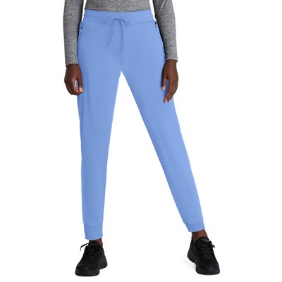 Skechers Slip-Ins - Women's Five-Pocket Ribbed Cuff Pace Jogger Scrub Pant