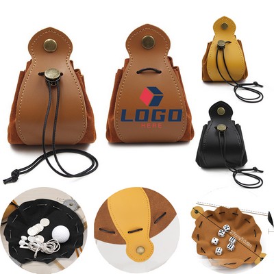 Leather Dice Bag