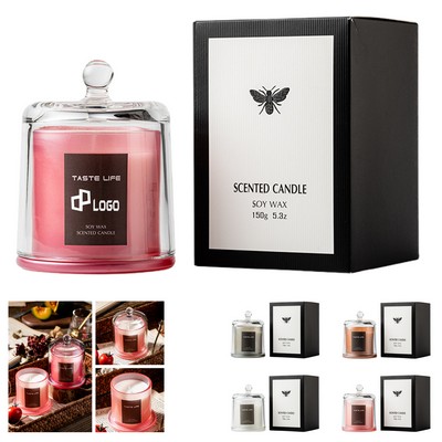 3.8 Oz. Scented Candle W/ Glass Cover