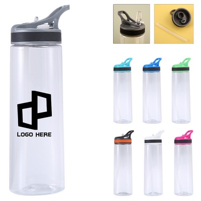 26Oz Leak Proof Water Bottle Cup W/ Straw