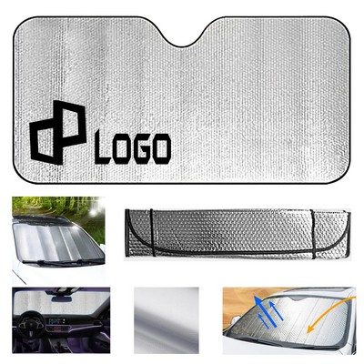 55.11 X 27.55" Aluminum Foil Car Front Sun Shade