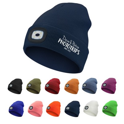 Rechargeable LED Hat