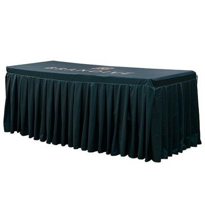 8' Table Skirt in with Top