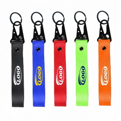 Car Motorcycle Wrist Lanyard Keychain Wristlet Strap for Keys