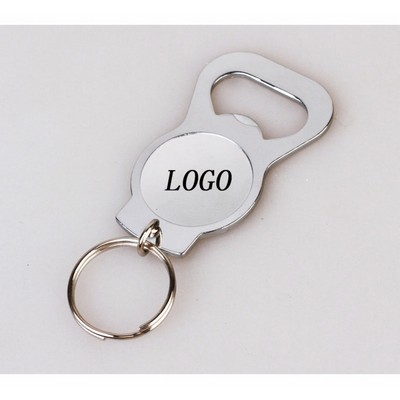 Round Eye Bottle Opener Keychain