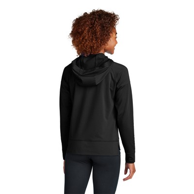 Sport-Tek® Women's Sport-Wick Stretch 1/2-Zip Hoodie