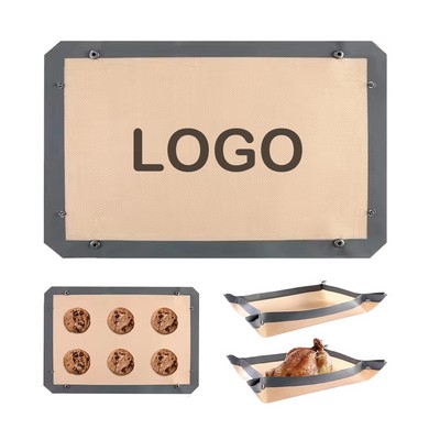 Silicone Baking Mat with Button Edges