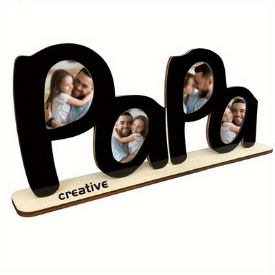 Wooden Father's Day Memory Frame