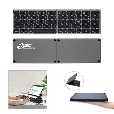 Slim Foldable Bluetooth Keyboard