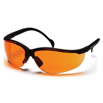 Venture II Safety Glasses, Black Frame with Various Colored Lenses