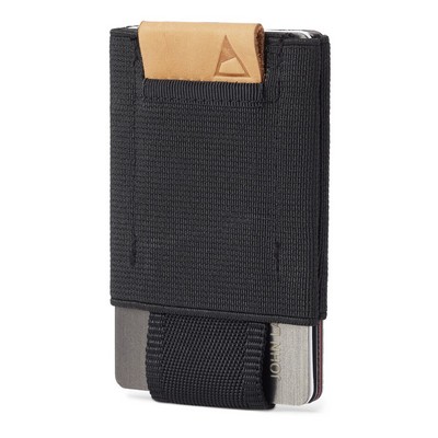 Wallet - Black - Leather Tab