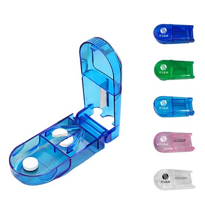 Pill Box With Cutter