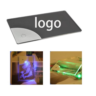 Acrylic Luminous LED Business Card Light