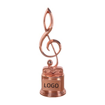 Rose Golden Music Trophy