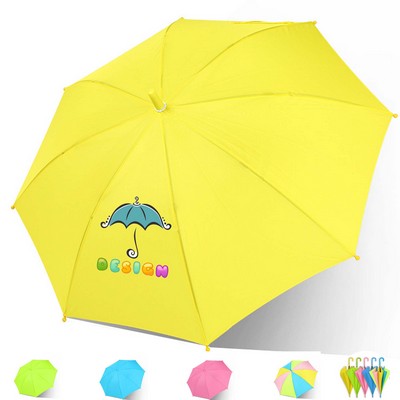 Colorful Kids Umbrella with J Hook