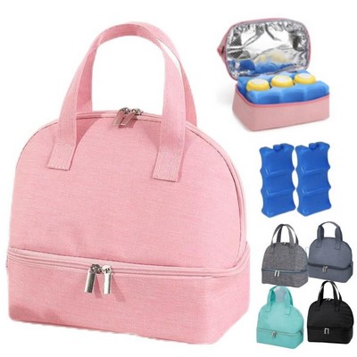 Breastmilk Cooler Bag w/ 2 pcs Ice Packs