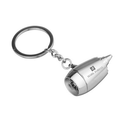 Aircraft Engine Keychain