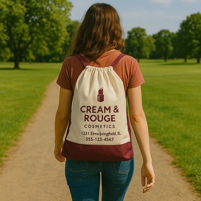 Canvas Drawstring Bag