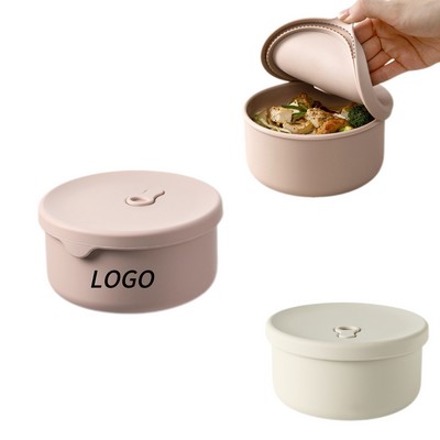 24 Oz Reusable Food-Grade Silicone Lunch Box