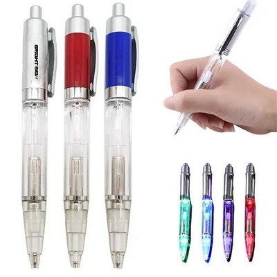 LED Tip Light-Up Ballpoint Pen – Glow-in-the-Dark Writing