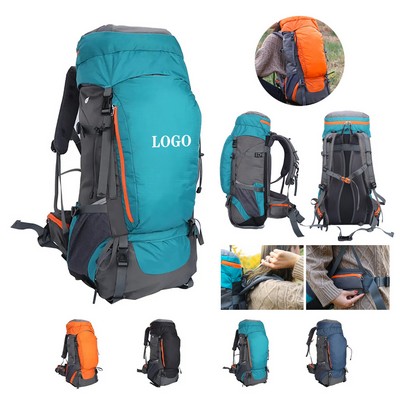 65L Outdoor Backpack with Rain Cover