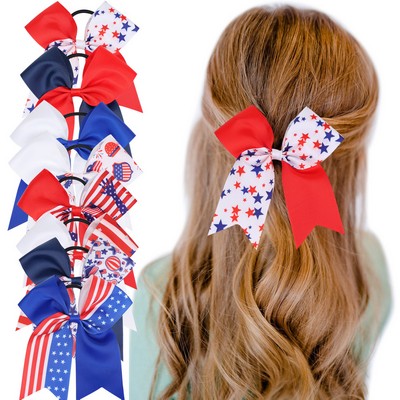 July Accessories Hair Bows Elastic Hoops