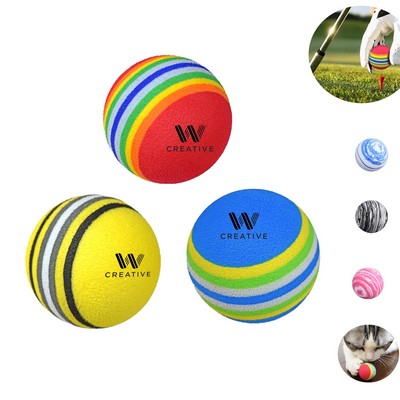EVA Rainbow Foam Golf Balls for Indoor or Outdoor