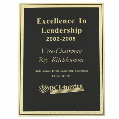 Black Screened Plate (6" x 8")