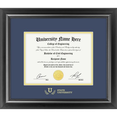 Carlton - Diploma / Certificate Frame (Black)