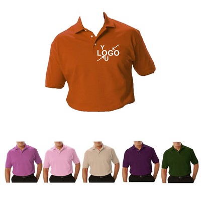 Cotton Blend Polo Shirt