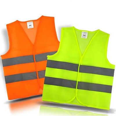 High Visibility Reflective Polyester Safety Vest