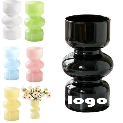 Transparent Glass Hydroponic Vase Decorative Vase