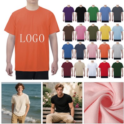 Unisex 180GSM Cotton Short Sleeve Tee (XS–4XL)