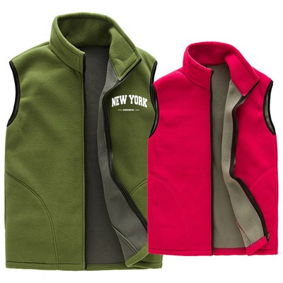 Warm fleece vest
