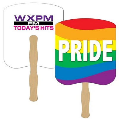 Rainbow Pride Hand Fan