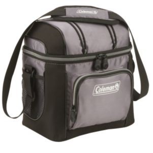 Newell Brands Distribution LLC Coleman 9-Can Soft-Sided Cooler w/Plastic Liner - Gray