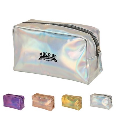 Iridescent Cosmetic Pouch