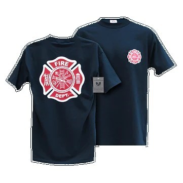 Rapid Dominance Firefighter Navy Blue Shirt