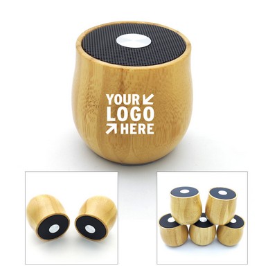New Portable Bamboo Wooden Bluetooth Speaker