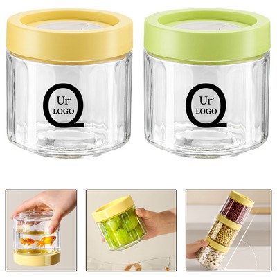 Soda-Lime Glass Jar W/ Pp Lid