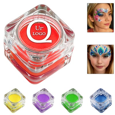 Fluorescent Color Face And Body Paint