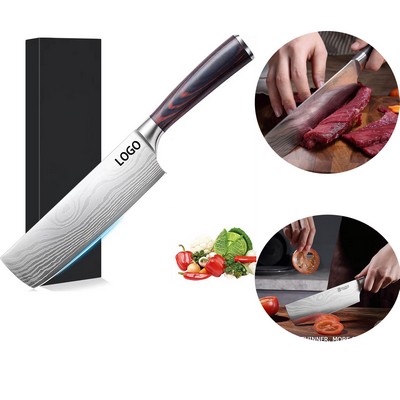 7" Multipurpose Kitchen Knife Carbon Steel Blade