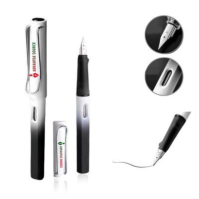 Black And White Gradient Fountain Pen