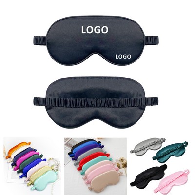 Sleep Mask Silk Eye Cover Soft Satin Blindfold Elastic Strap