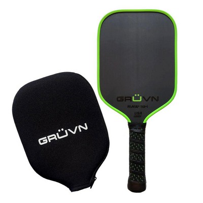 GRUVN Raw-16H Pickleball Paddle Size 16.5'' - Black/Green
