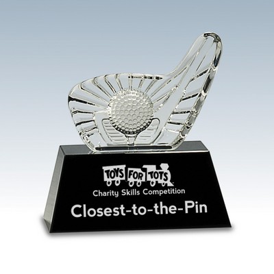 Crystal Golf Club w/Base Award